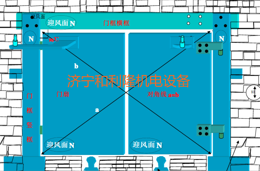 平衡風(fēng)門(mén)安裝步驟