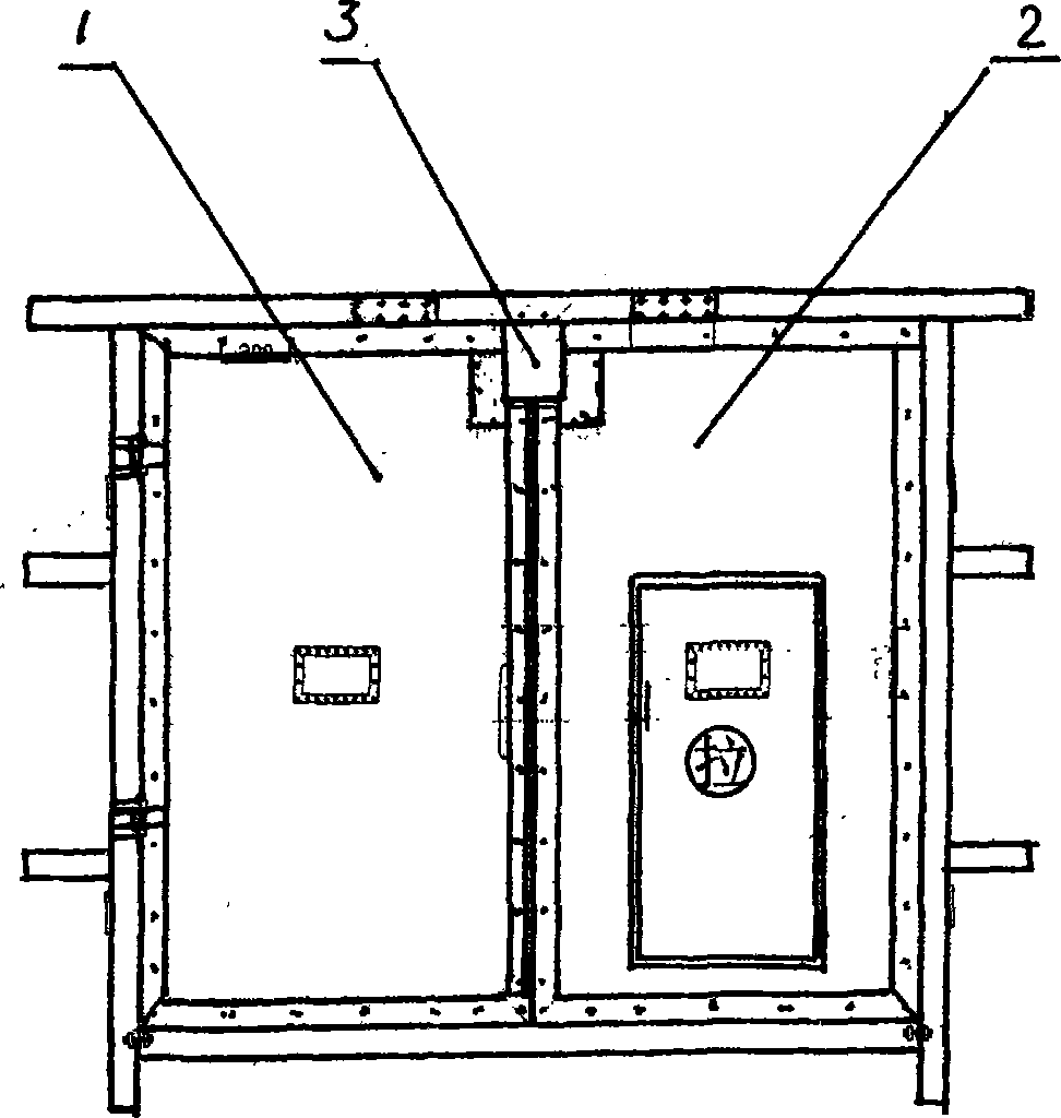 高分子復(fù)合板材全自動單軌吊無壓風(fēng)門